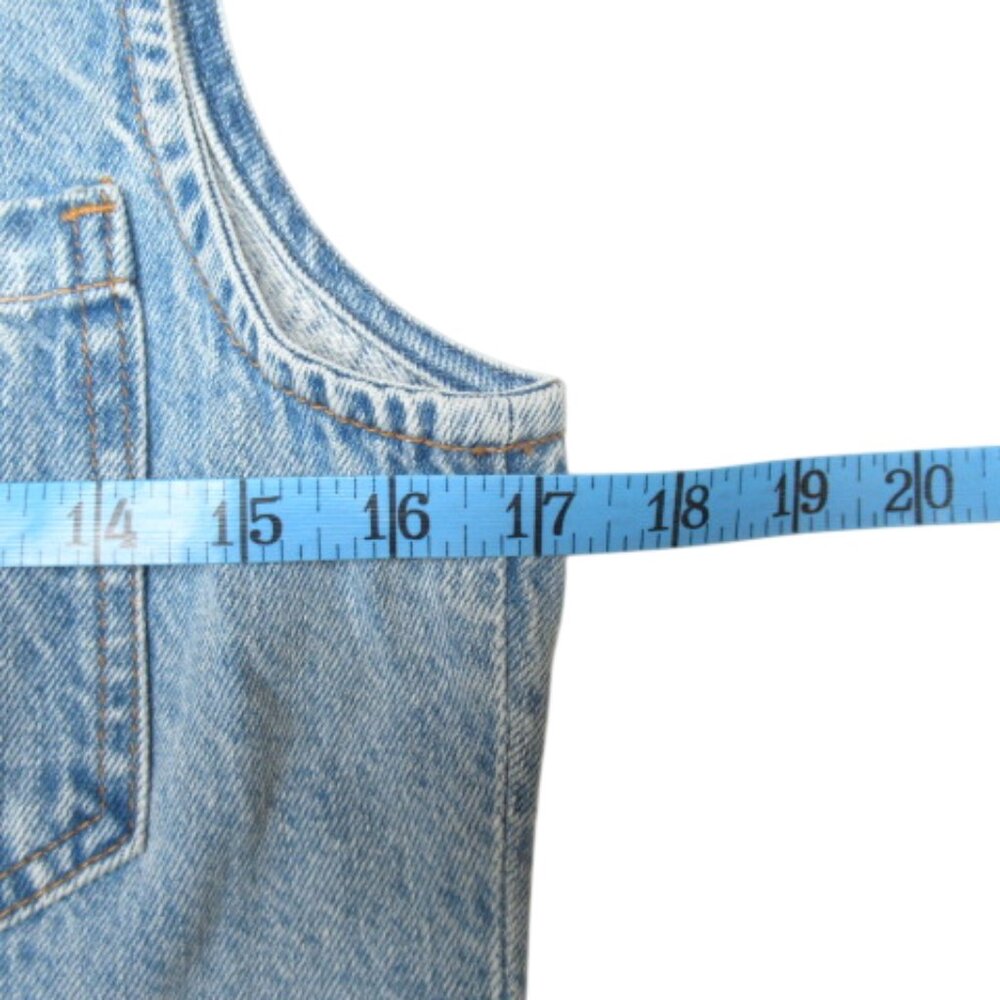 Pistola Gia Fitted Collarless Denim Vest Gaze 100% Cotton M - Picture 3 of 14